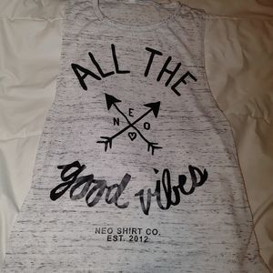 All the Good Vibes tank top, small